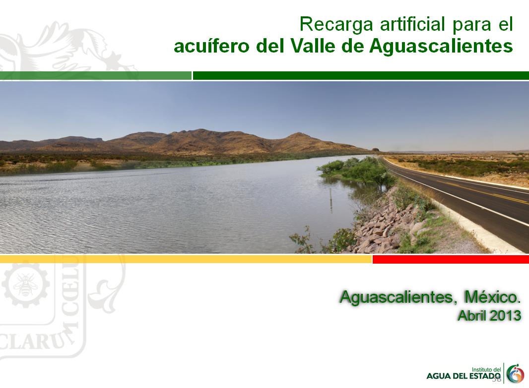 Recàrrega artificial acuífer Aguascalientes